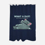 What A Day-None-Polyester-Shower Curtain-TechraNova