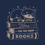 So Little Time For Too Many Books-Mens-Basic-Tee-koalastudio