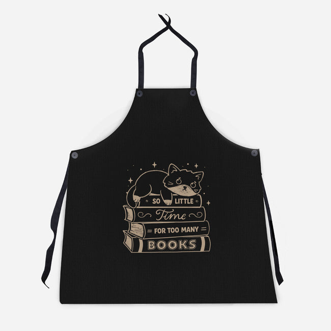 So Little Time For Too Many Books-Unisex-Kitchen-Apron-koalastudio
