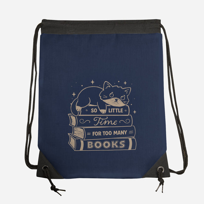 So Little Time For Too Many Books-None-Drawstring-Bag-koalastudio