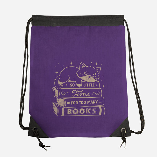 So Little Time For Too Many Books-None-Drawstring-Bag-koalastudio