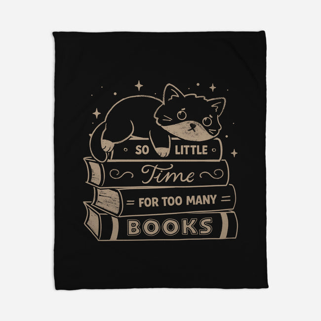 So Little Time For Too Many Books-None-Fleece-Blanket-koalastudio