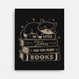 So Little Time For Too Many Books-None-Stretched-Canvas-koalastudio