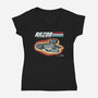 A Real Bounty Hunter-Womens-V-Neck-Tee-NMdesign