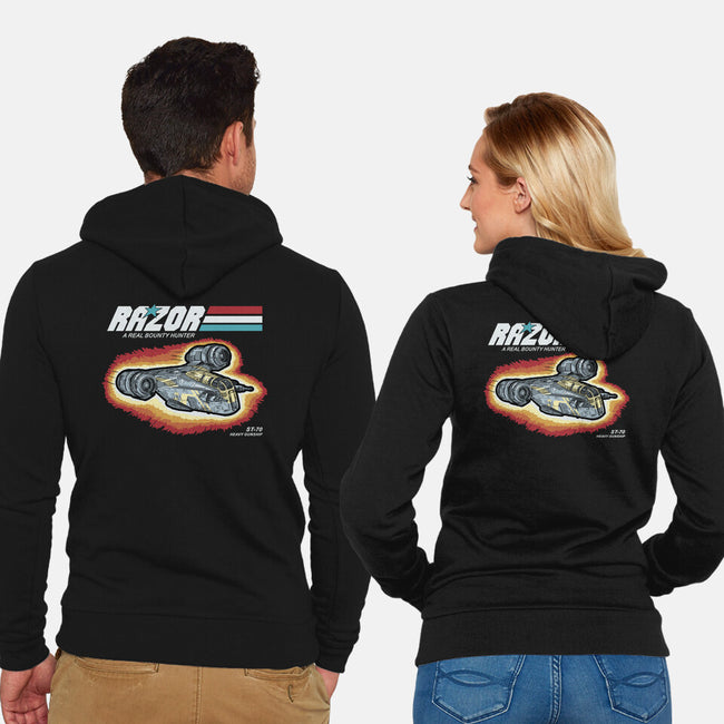 A Real Bounty Hunter-Unisex-Zip-Up-Sweatshirt-NMdesign
