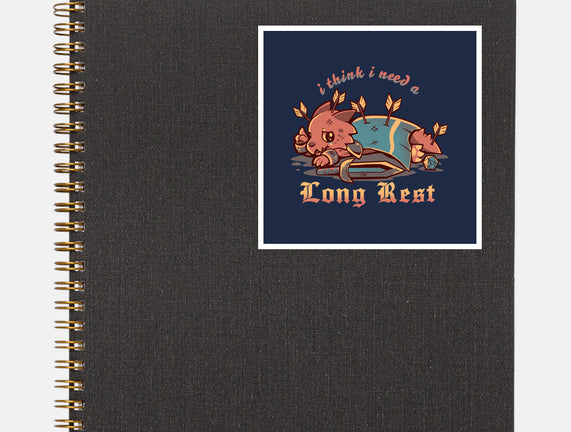 I Think I Need A Long Rest