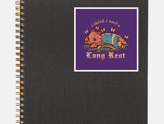 I Think I Need A Long Rest