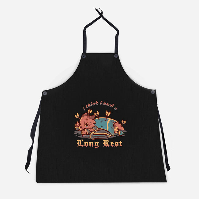 I Think I Need A Long Rest-Unisex-Kitchen-Apron-TechraNova
