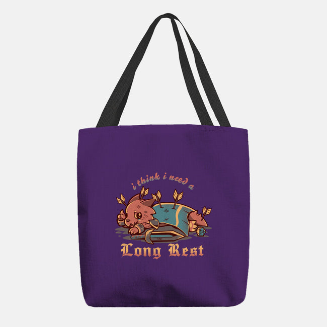 I Think I Need A Long Rest-None-Basic Tote-Bag-TechraNova