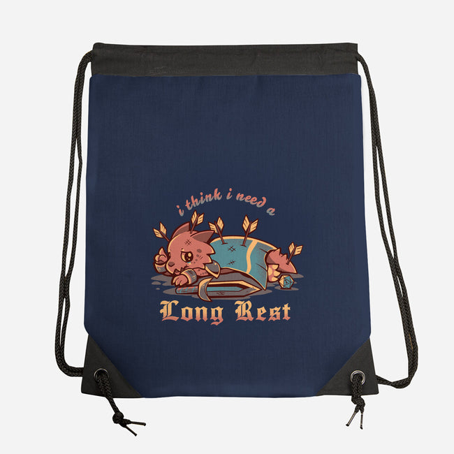 I Think I Need A Long Rest-None-Drawstring-Bag-TechraNova