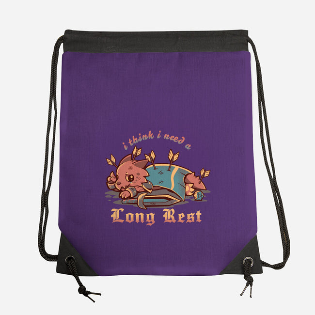 I Think I Need A Long Rest-None-Drawstring-Bag-TechraNova
