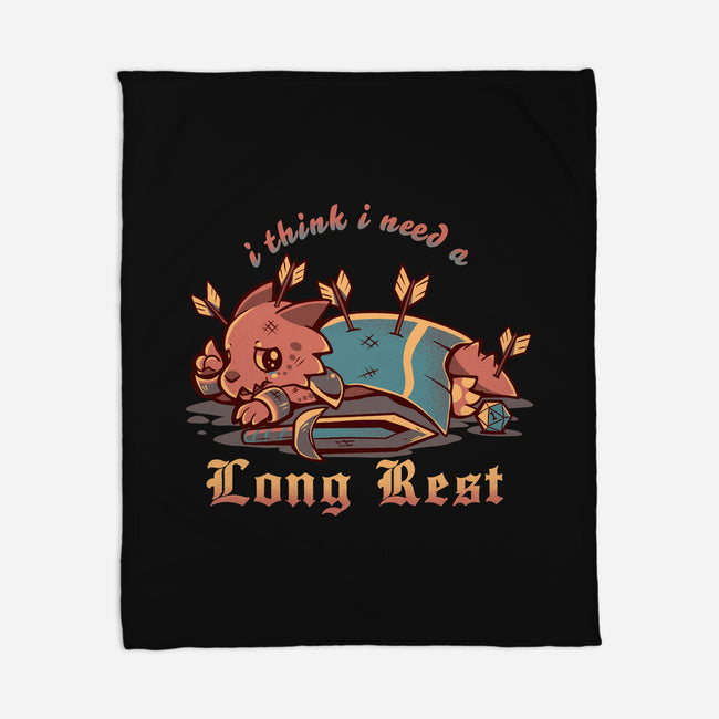 I Think I Need A Long Rest-None-Fleece-Blanket-TechraNova