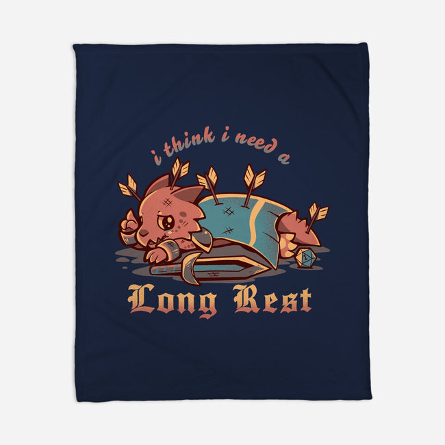 I Think I Need A Long Rest-None-Fleece-Blanket-TechraNova
