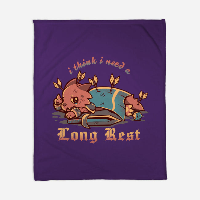 I Think I Need A Long Rest-None-Fleece-Blanket-TechraNova