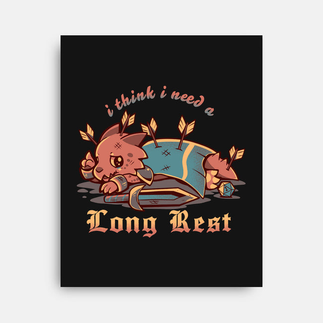 I Think I Need A Long Rest-None-Stretched-Canvas-TechraNova