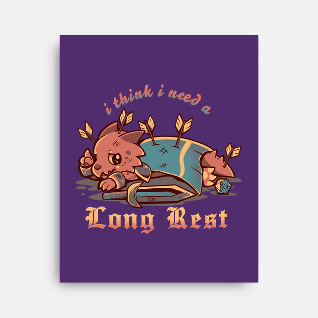 I Think I Need A Long Rest-None-Stretched-Canvas-TechraNova