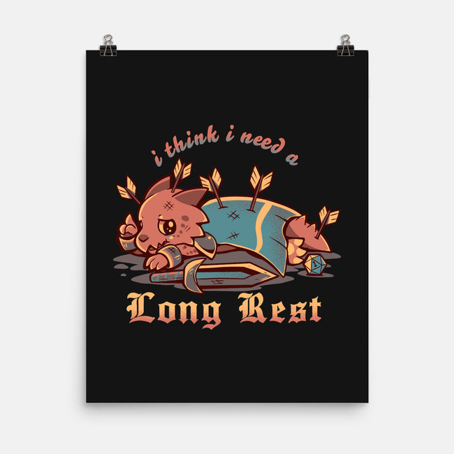I Think I Need A Long Rest-None-Matte-Poster-TechraNova