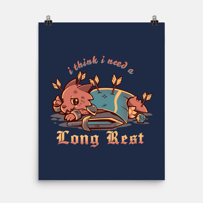 I Think I Need A Long Rest-None-Matte-Poster-TechraNova