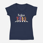 The Fazbear-Womens-V-Neck-Tee-2DFeer