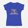The Fazbear-Womens-V-Neck-Tee-2DFeer