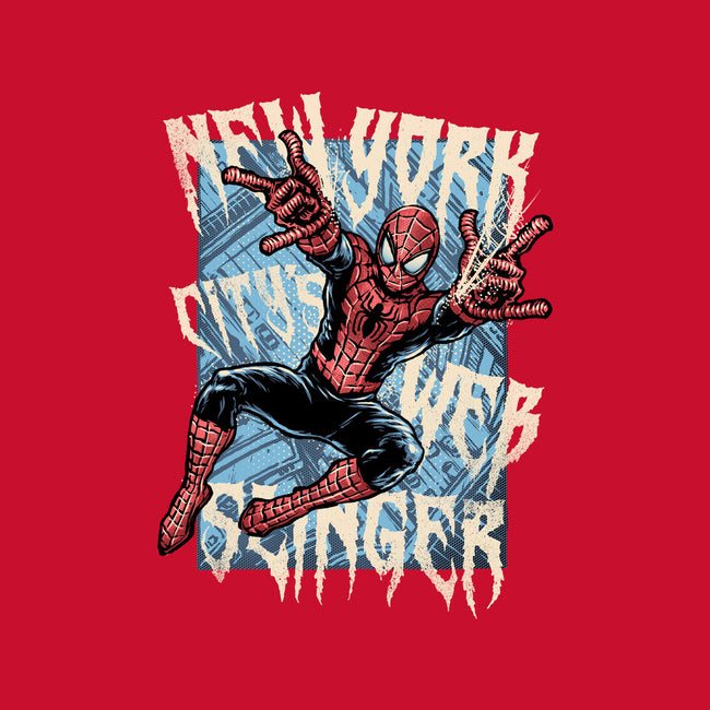 NYC Web Slinger-Mens-Long Sleeved-Tee-glitchygorilla