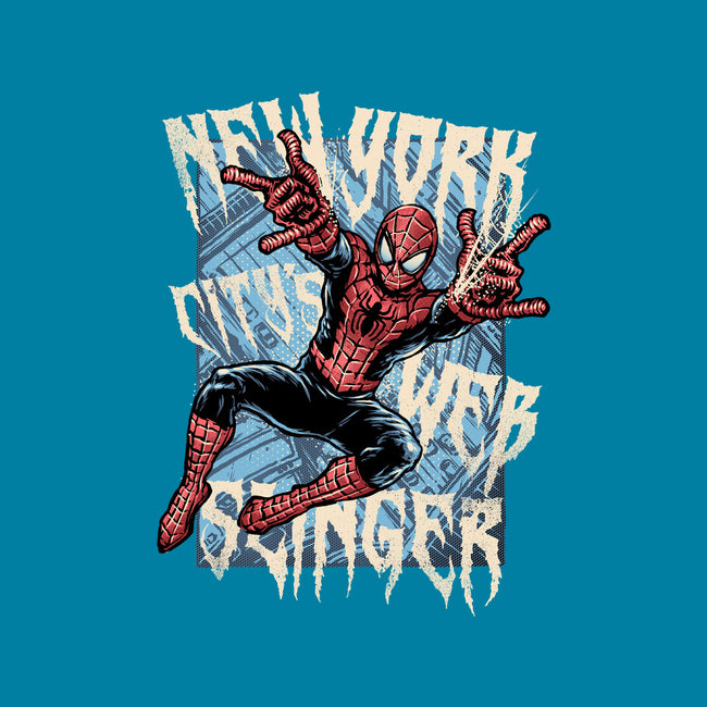 NYC Web Slinger-None-Polyester-Shower Curtain-glitchygorilla
