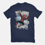 NYC Web Slinger-Womens-Fitted-Tee-glitchygorilla