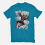 NYC Web Slinger-Womens-Fitted-Tee-glitchygorilla