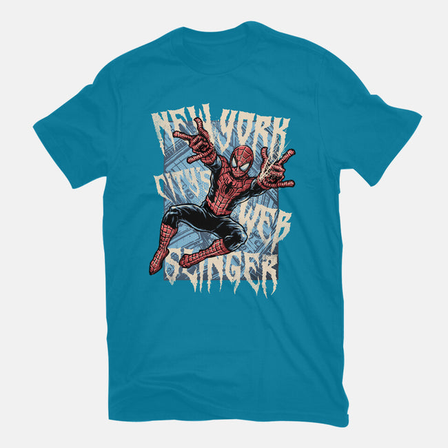 NYC Web Slinger-Unisex-Basic-Tee-glitchygorilla