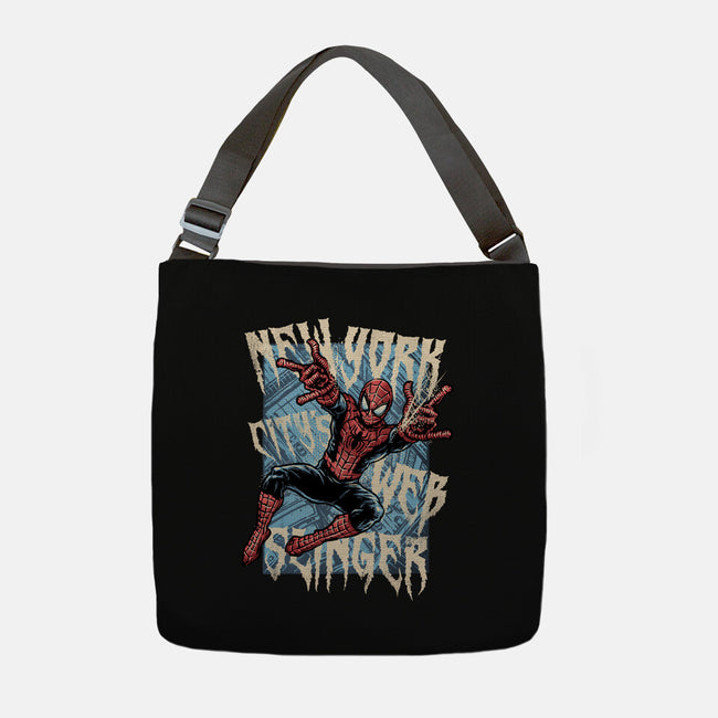 NYC Web Slinger-None-Adjustable Tote-Bag-glitchygorilla