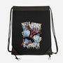 NYC Web Slinger-None-Drawstring-Bag-glitchygorilla
