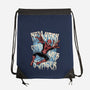 NYC Web Slinger-None-Drawstring-Bag-glitchygorilla