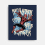 NYC Web Slinger-None-Stretched-Canvas-glitchygorilla