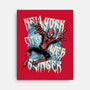 NYC Web Slinger-None-Stretched-Canvas-glitchygorilla