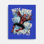 NYC Web Slinger-None-Stretched-Canvas-glitchygorilla