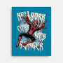 NYC Web Slinger-None-Stretched-Canvas-glitchygorilla