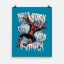 NYC Web Slinger-None-Matte-Poster-glitchygorilla