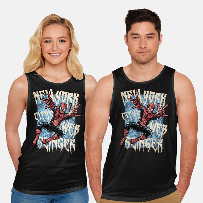 NYC Web Slinger-Unisex-Basic-Tank-glitchygorilla