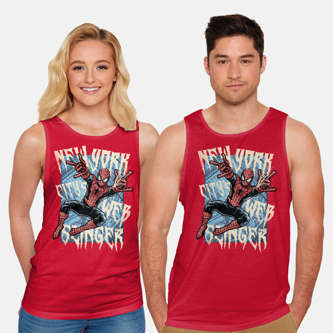 NYC Web Slinger-Unisex-Basic-Tank-glitchygorilla