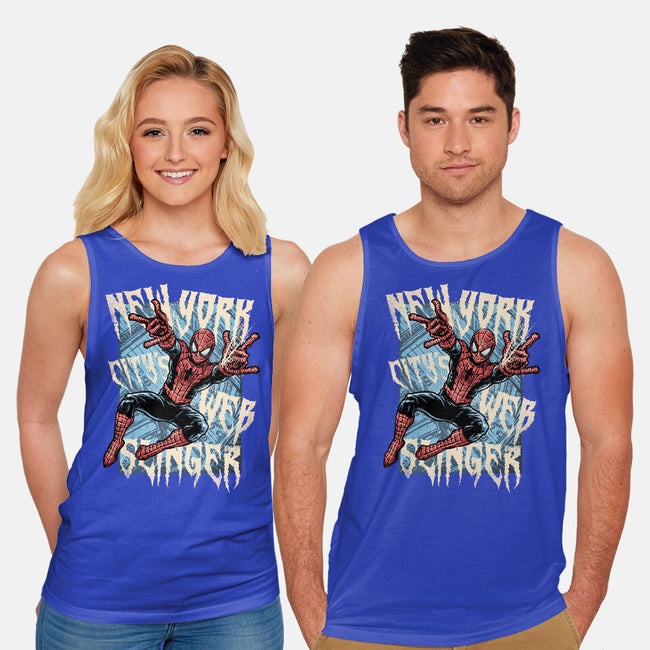 NYC Web Slinger-Unisex-Basic-Tank-glitchygorilla