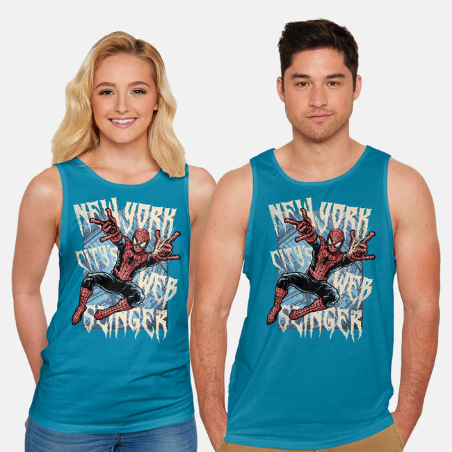 NYC Web Slinger-Unisex-Basic-Tank-glitchygorilla