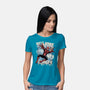 NYC Web Slinger-Womens-Basic-Tee-glitchygorilla