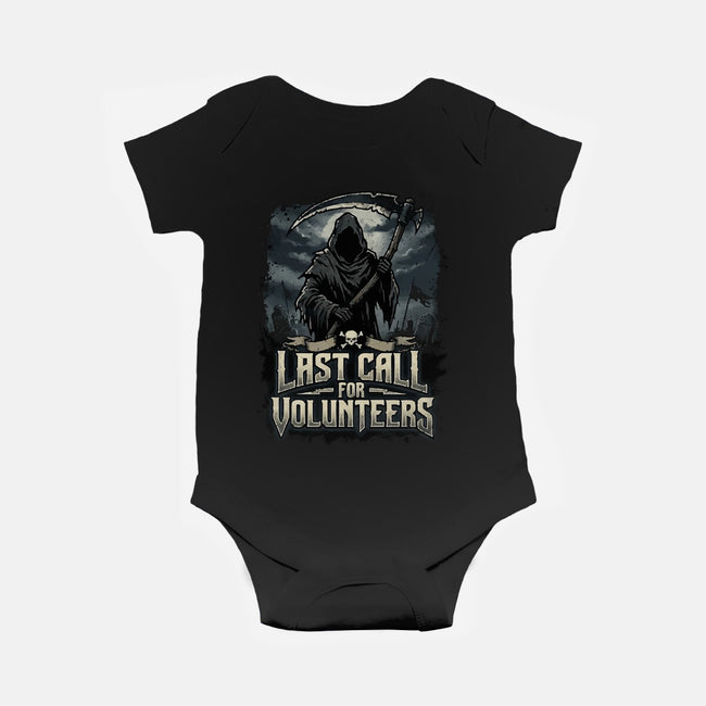 Last Call For Volunteers-Baby-Basic-Onesie-Boggs Nicolas