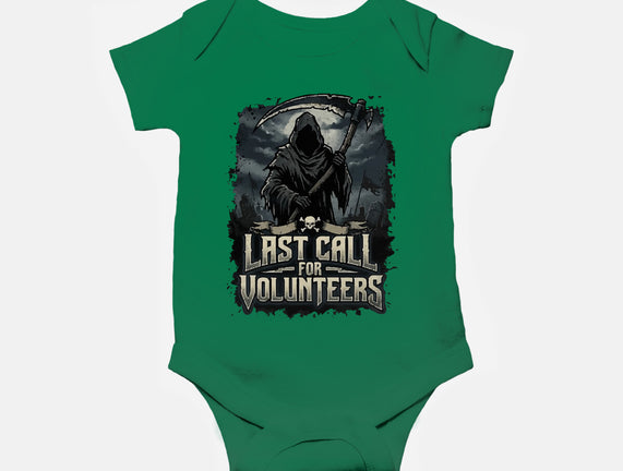 Last Call For Volunteers