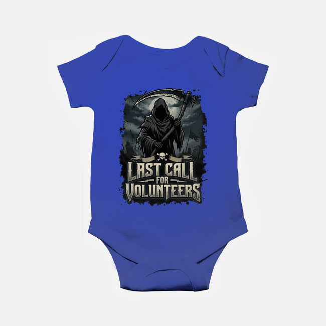 Last Call For Volunteers-Baby-Basic-Onesie-Boggs Nicolas