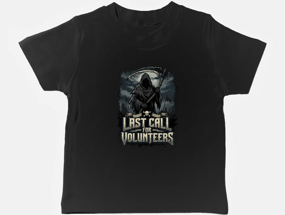 Last Call For Volunteers