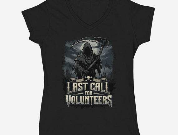 Last Call For Volunteers