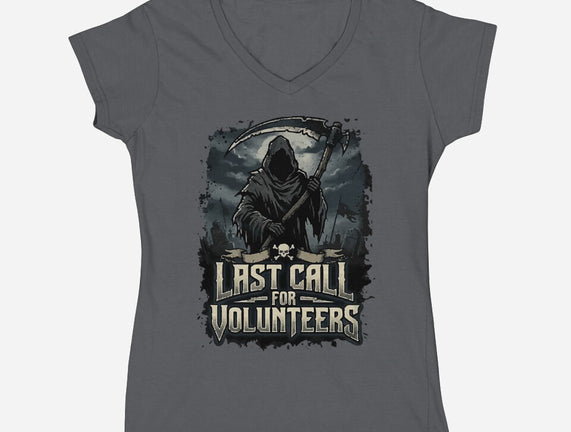 Last Call For Volunteers