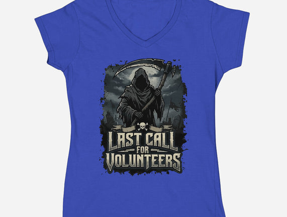Last Call For Volunteers