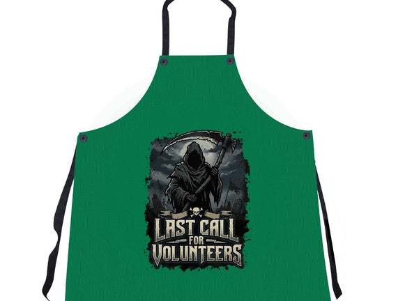Last Call For Volunteers